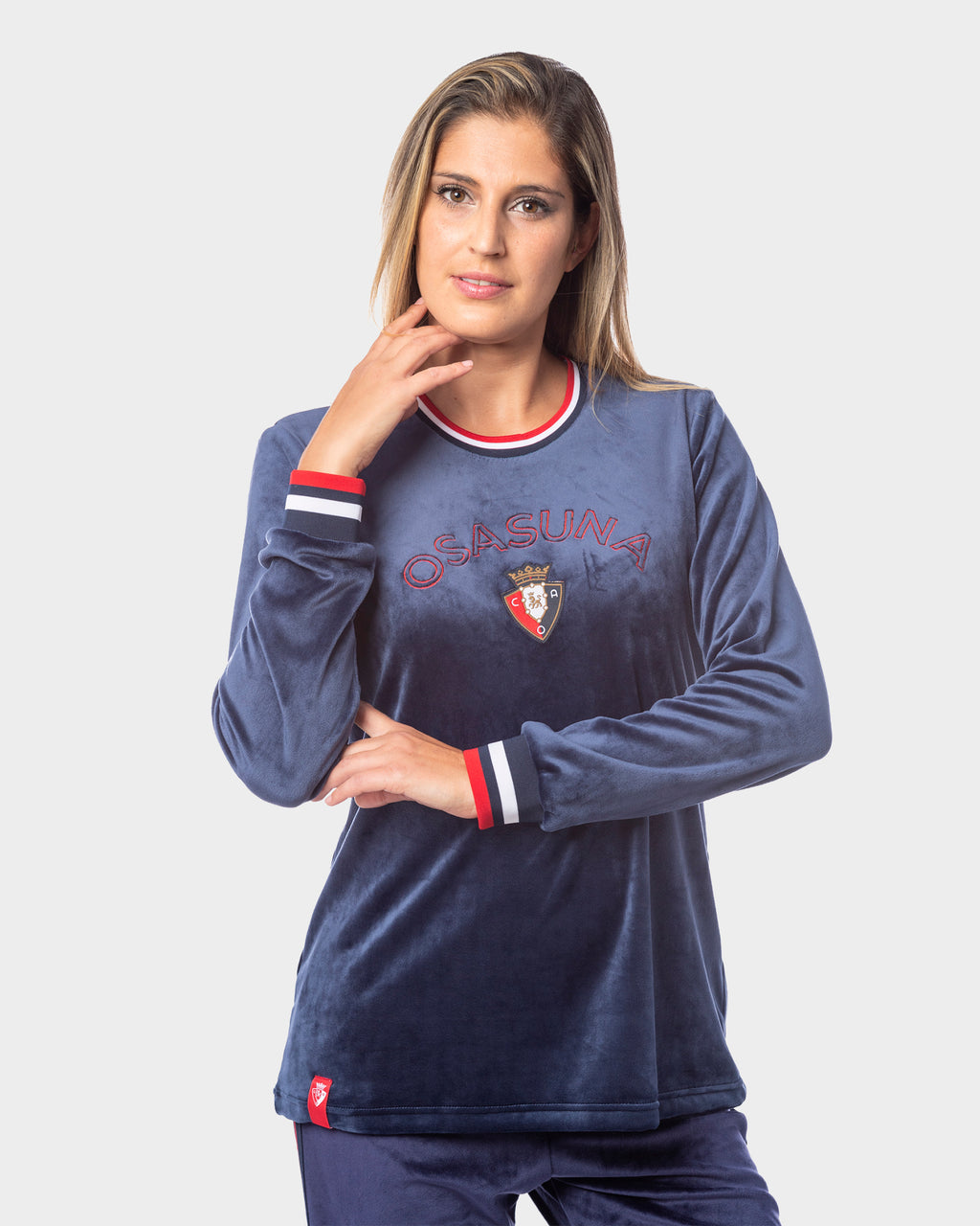 Osasuna pijama mujer terciopelo