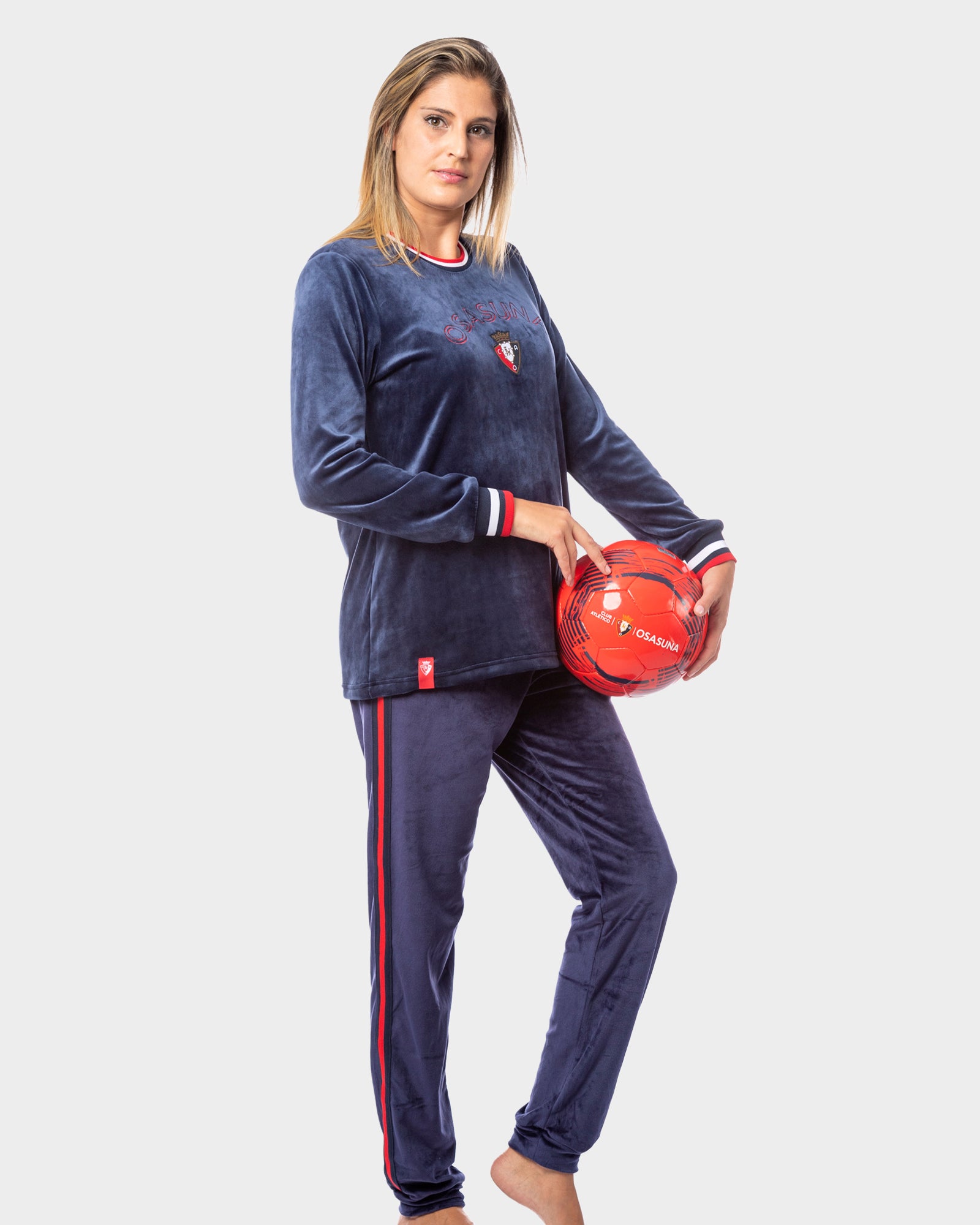 Osasuna pijama mujer terciopelo