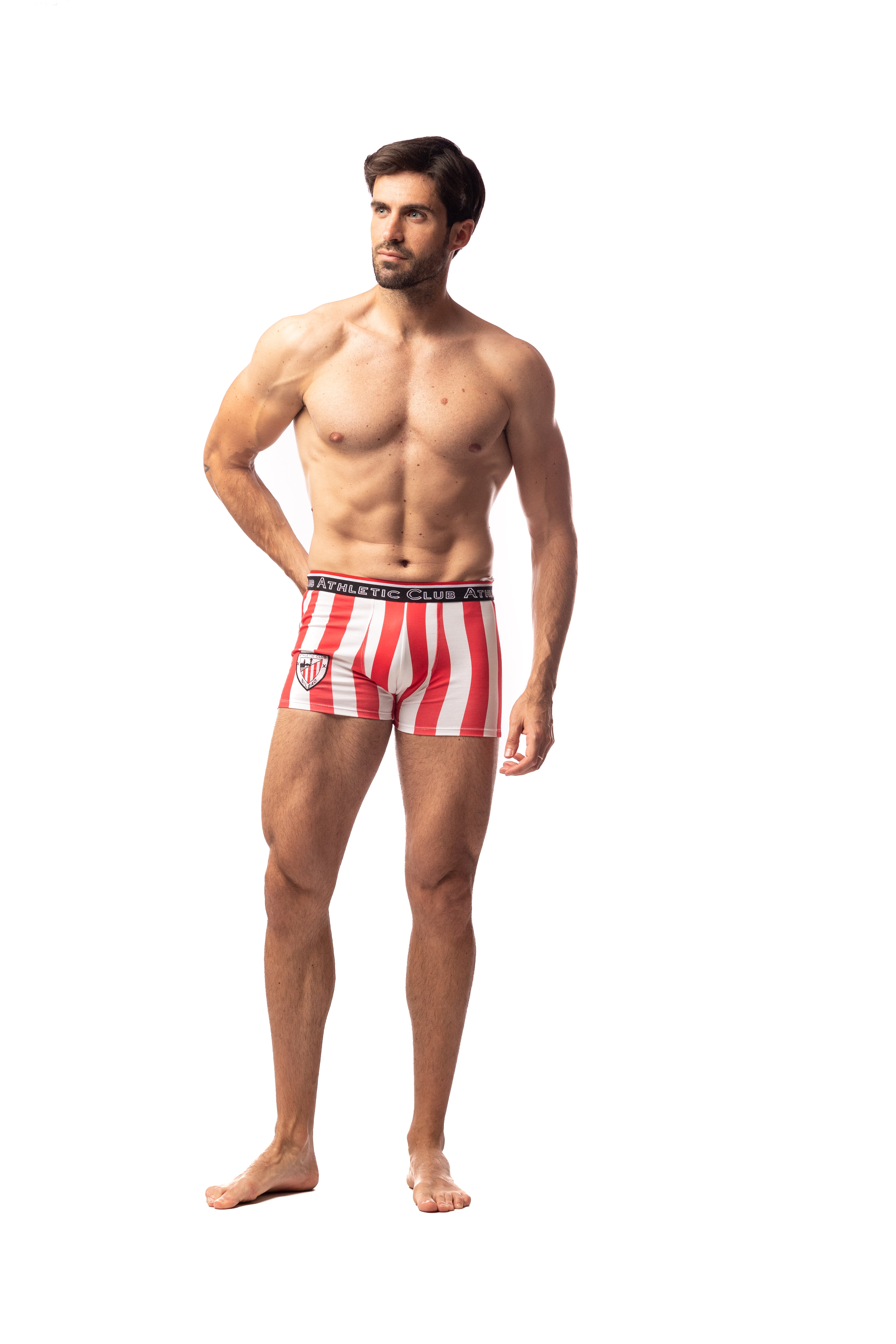 Athletic Club boxer rojiblanco adulto